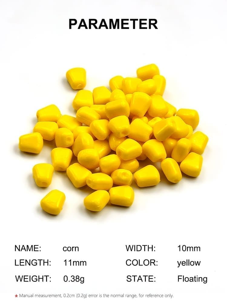 Corn-GDCN01-10mm/0.38g - Fishing Lure by GD Angling Tackle